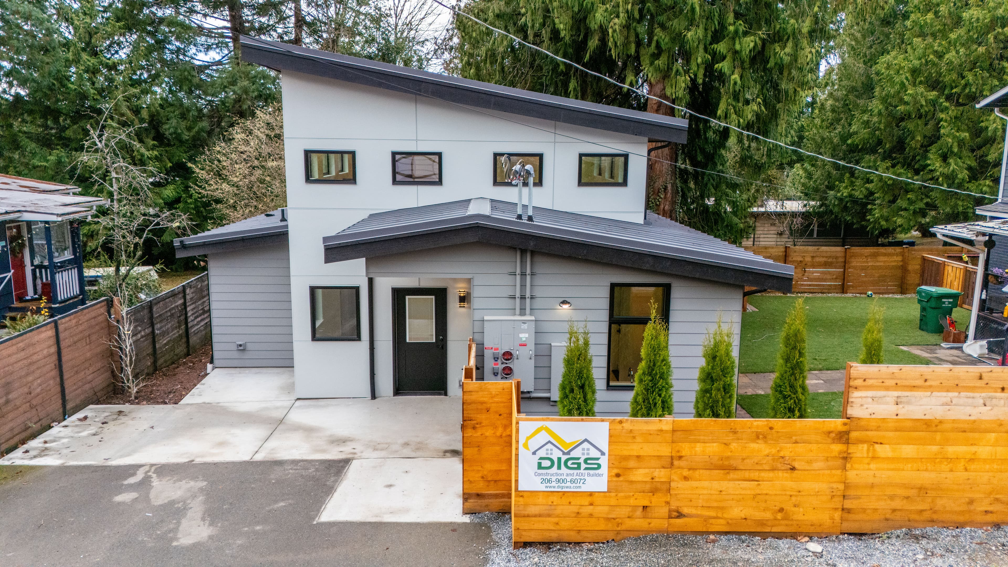 ADU & DADU construction by DIGS in Shoreline, WA